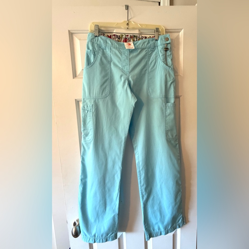 Koi Sara Scrub Pants Medium Tall Lt Blue